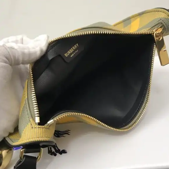 Official First Bag Ru Sling Bag-26*5.5*13.5cm Mini BURBERRY Shield 0611